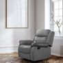 Single Chair Fabric Recliner Sofa - Grey Image 2
