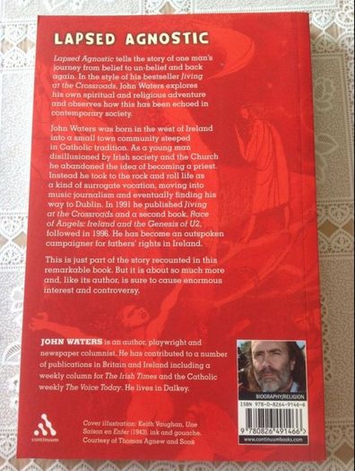 Lapsed Agnostic.  John Waters book