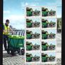 2013 Ireland Europa (Postal Vehicles) Commemorative Stamps Sheetlet Plate 1A1A1A1A Mint Never Hinged (MNH) Image 3