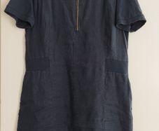 Sandwich Linen Dress - Size 12