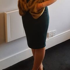 Emerald green dress