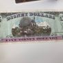 Disney 5 dollars note Image 4