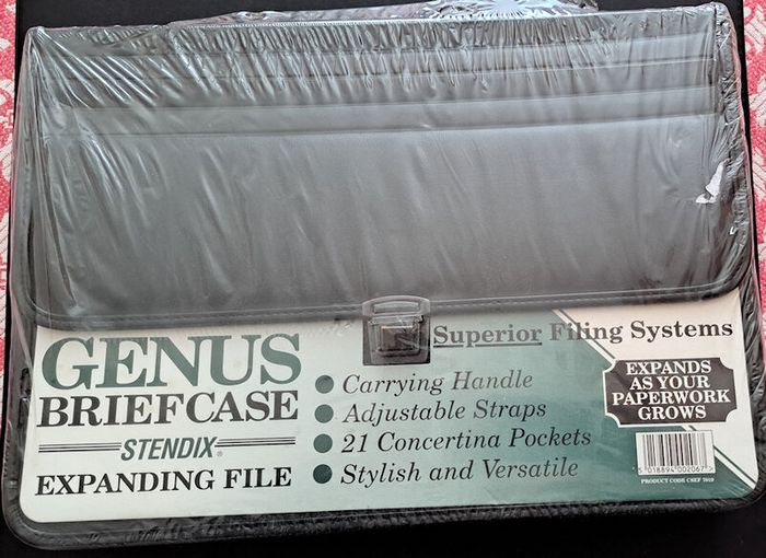 Genus Leather Briefcase by Stendix - New Old Stock