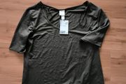 New H&amp;M women top,size M, color khaki