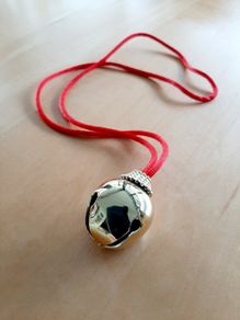 2026 Gold bell on red cord