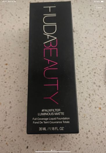 make Huda beauty luminous matte macchiato 400g