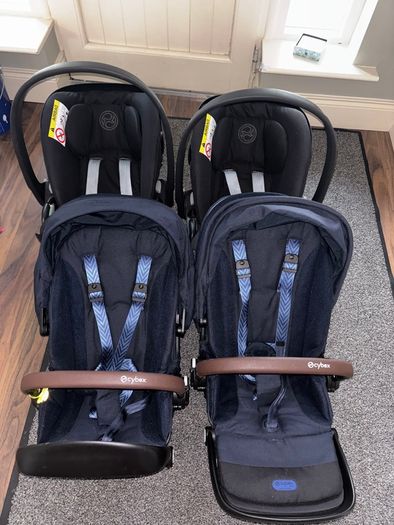 Cybex gazelle s double Travel system