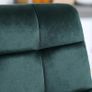 Bar stool set of 2, modern design, soft seat, steel frame Image 3
