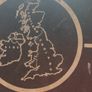 Rare Vintage Children's Blackboard on Stand Old Irish Alphabet Image 3