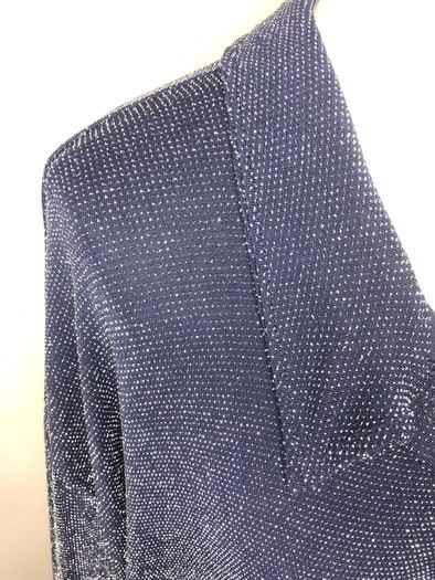 Boohoo navy sparkly blouse (size 26)