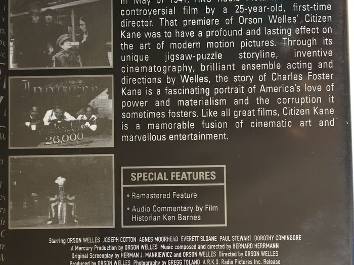 Citizen Kane [1941] Orson Welles [Movie DVD]