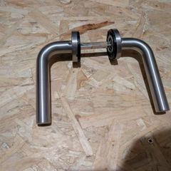 Polished chrome door handles