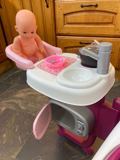 Smoby Baby Nurse 3-in-1 Baby Doll Play Centre with Accessories