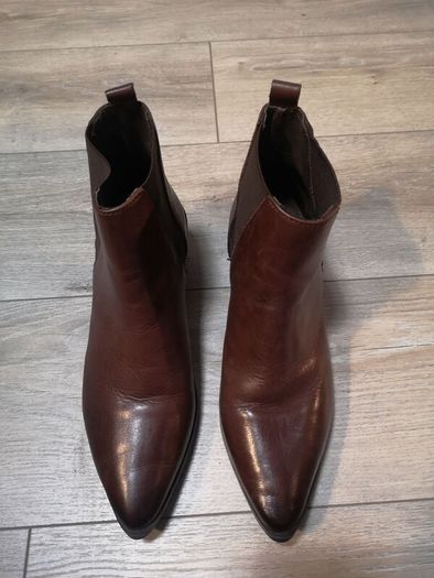 Gallery Leather Ankle Boots Size Uk 6
