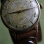 Vintage 1923 Dowel Deluxe 9ct Solid Gold Gents Wrist Watch - 17 jewels Antimagnetic Swiss Made(engraved Esso 1923) in working order Image 8