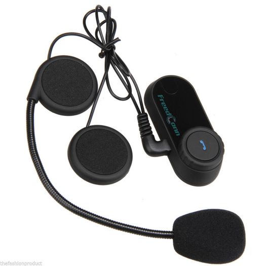 Motorcycle Helmet Bluetooth Intercom Headset Motorbike BT Speaker 3 riders 800M FM Radio Warranty