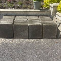 Patio stone slabs