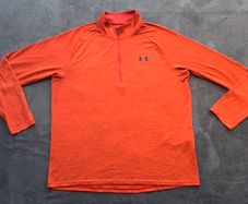 Under Armour Half Zip Athletic Top Mens Large