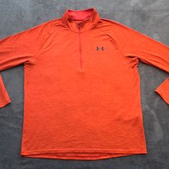 Under Armour Half Zip Athletic Top Mens Large