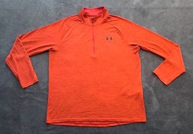 Under Armour Half Zip Athletic Top Mens Large