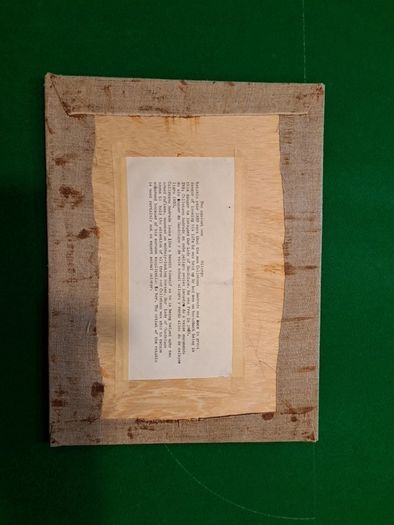 Mexican ex-voto (retablo) on tin