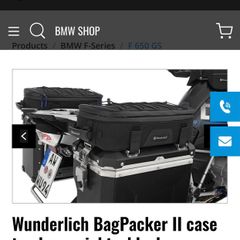 Wunderlich Side bag lid top bags