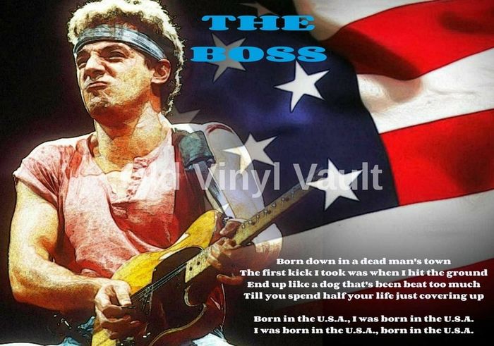 Bruce Springsteen The Boss Poster Print NEW