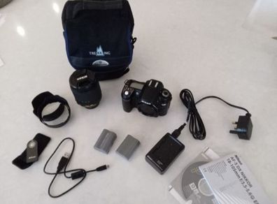 Nikon D80 with lens and accessories. Shutter count is only 4520. Excellent condition. No marks. Working perfectly.