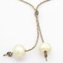 925 Silver Freshwater Pearls Magnolia Slider Necklace Image 3