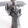DeAgostini Harry Potter Wizard Chess Knight on Tower Black and Gold Rook Piece Image 7