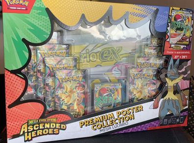 Pokemon Premium Poster Collection MEGA Lucario