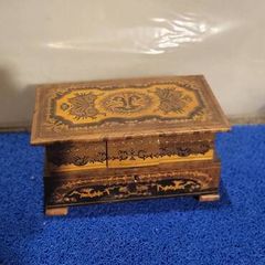wooden musical jewellery box