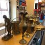 Vintage Large Solid Brass Statuettes 30 each Image 5
