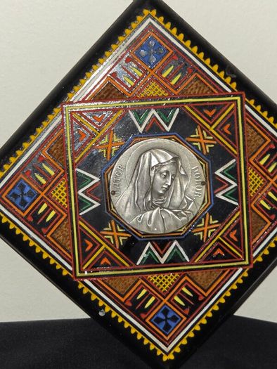 Jesus Christ and Virgin Mary Plaque Wall hangings