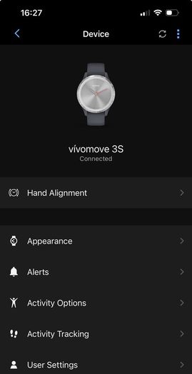 Garmin smartwatch Vivomove 3S