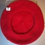 Red ladies beret with sequins Image 2