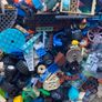 Lego - approx 8kg of Lego pieces in drawer storage unit Image 10