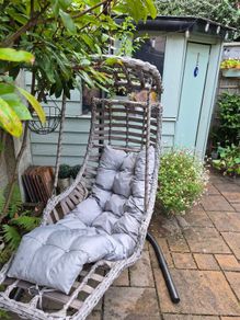 Outdoor Hanging Swing Chair with Cushion  120