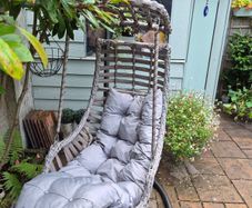 Outdoor Hanging Swing Chair with Cushion  120