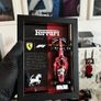 FERRARI Frame with Lewis Hamilton 1:43 Replica Image 7
