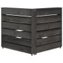 8 Piece Garden Lounge Set Grey Impregnated Pinewood Image 2