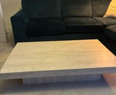 Wooden coffee table