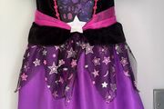 Tesco F+F witch fancy dress with hat Age 3-4 EUC