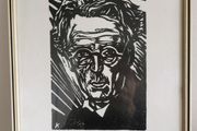 Woodcut Print Harry Kernoff RHA W. B. Yates