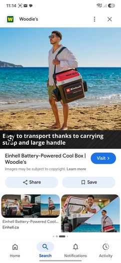 Einhell Battery-Powered Cool Box