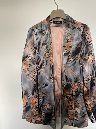 AD LIB ladies floral lightweight blazer size 14 - New