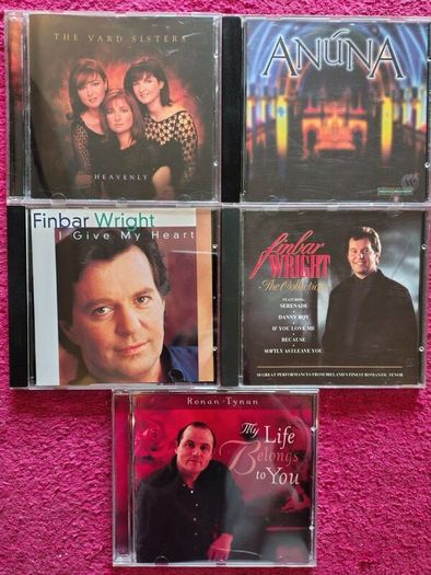 5 CDs.  The Vard Sisters, Anuna, Finbar Wright, Ronan Tynan