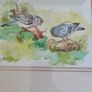 Lovely Framed Watercolor Painting Signed C. Collins . Image 6