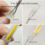 10pcs of LED Strip Connectors, Transparent Solderless LED Adapter Connectors Suitable for Strip Lights, Featuring Seamless Track Lighting Connectors (2 Pins, 8 Mm) Image 3