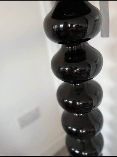 Black Floor Lamp and Table lamp matching Claire Ross inspired